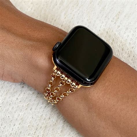 gold filled apple watch band